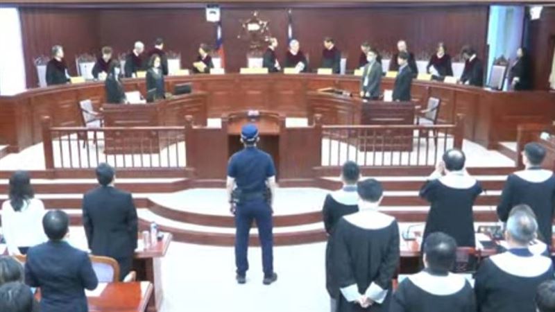 死刑辯論大法官問「一定要跟民意妥協嗎」 蔡清祥:堅決主張死刑合憲 死刑辯論大法官問「一定要跟民意妥協嗎」 蔡清祥:堅決主張死刑合憲