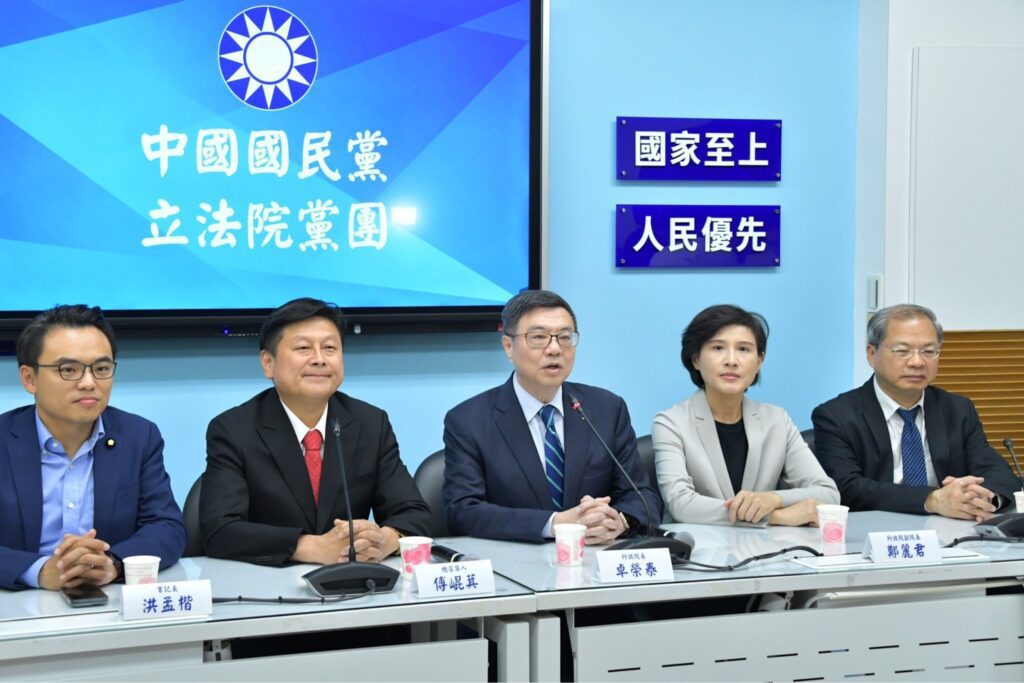 卓榮泰拜會國民黨團 直言「國會擴權法案」窒礙難行將提覆議 卓榮泰拜會國民黨團 直言「國會擴權法案」窒礙難行將提覆議