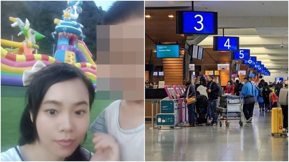 中國女一家3口桃機跳機求庇護 依法遭安排出境 中國女一家3口桃機跳機求庇護 依法遭安排出境