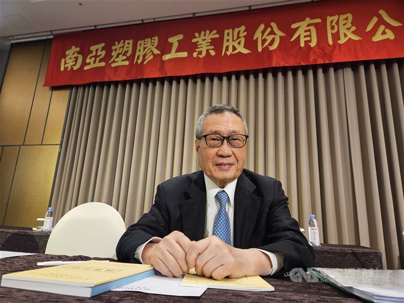 圖為台塑企業總裁暨南亞董事長吳嘉昭。 （中央社檔案照片）