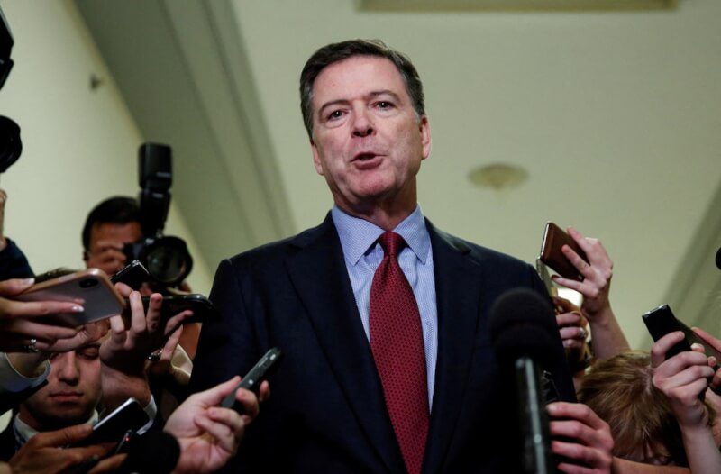 前聯邦調查局（FBI）局長柯米。（路透社）