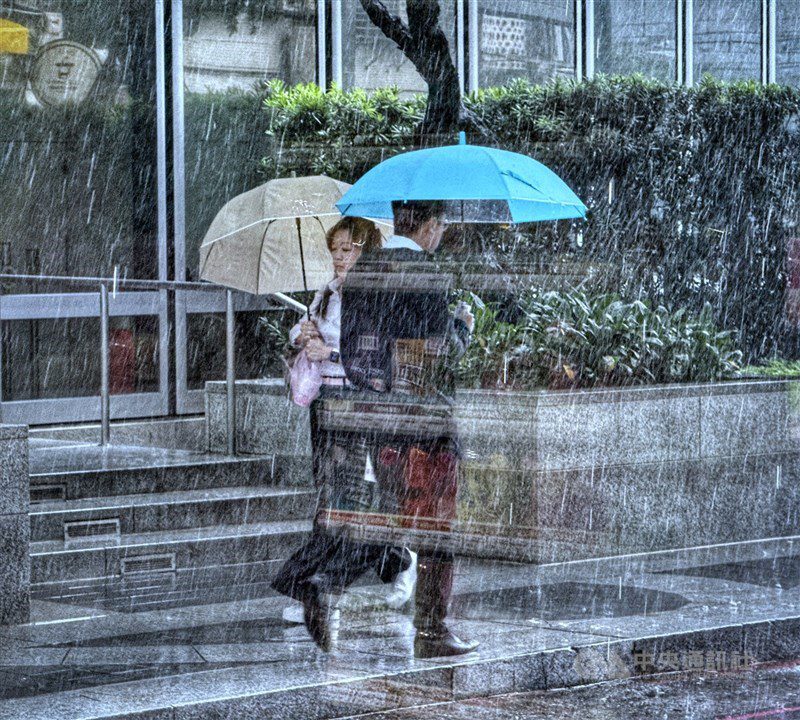 東北季風影響，降雨機率略增。（中央社檔案照片）