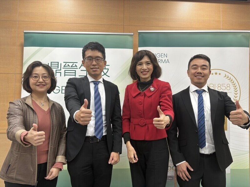 浩鼎小金雞鼎晉生技將於24日登錄興櫃，每股參考價為50元。圖為經營團隊合影。（鼎晉生技提供）中央社記者何秀玲傳真　114年11月21日