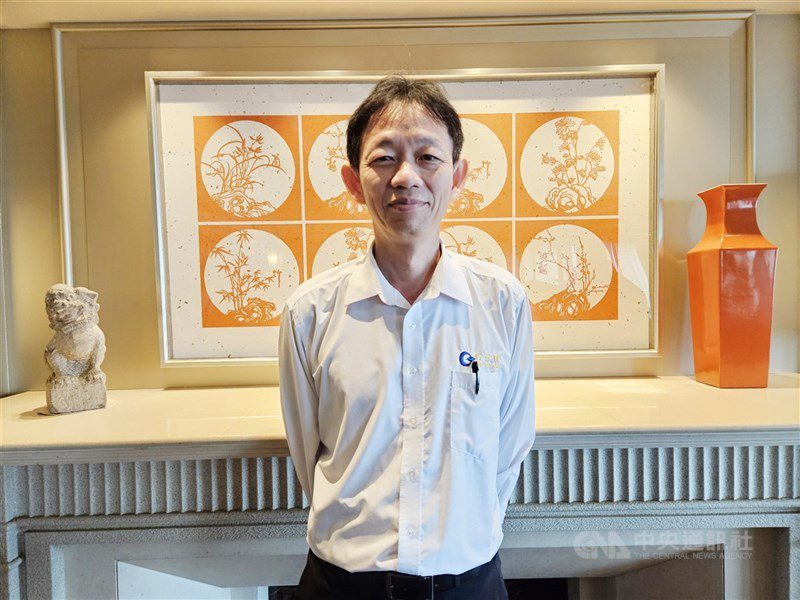 圖為建通總經理何易霖。 （中央社檔案照片）