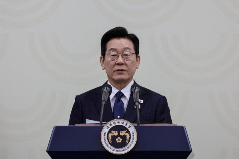 韓國總統李在明。（路透社）
