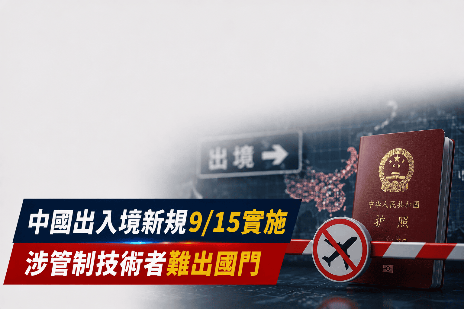 中國出入境新規9/15實施 涉管制技術者難出國門 | 兩岸 | 中央社 CNA 中國出入境新規9/15實施 涉管制技術者難出國門 | 兩岸 | 中央社 CNA