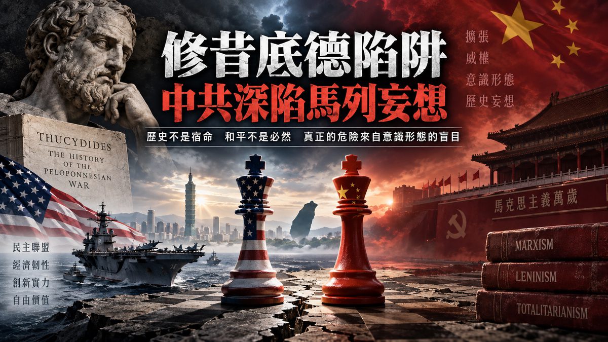 【名家論壇/余茂春】修昔底德陷阱 中共深陷馬列妄想 【名家論壇/余茂春】修昔底德陷阱 中共深陷馬列妄想