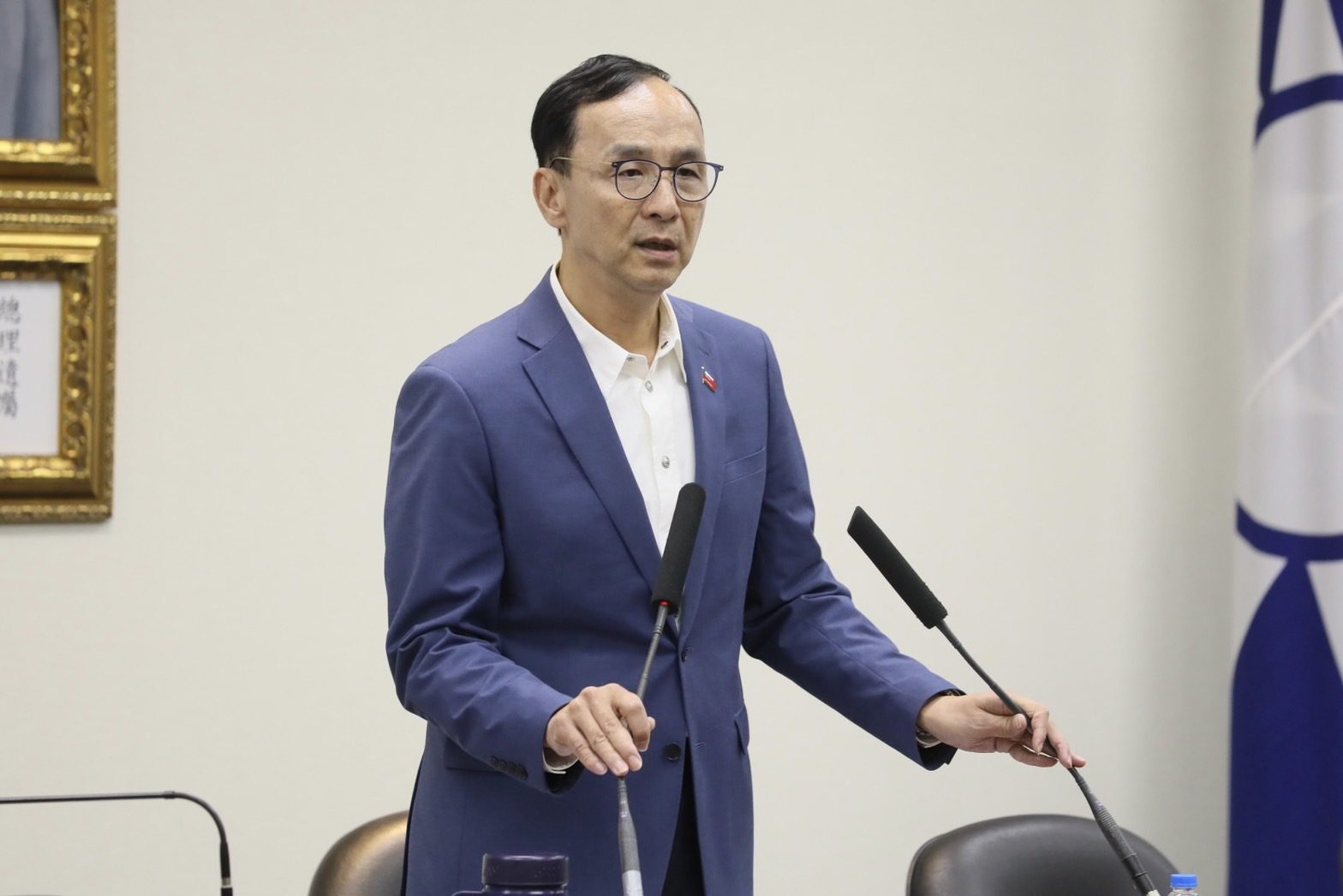 國民黨主席朱立倫:民進黨戰狼已全面展開 國民黨主席朱立倫:民進黨戰狼已全面展開