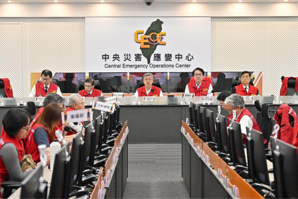近日地震加上豪雨 陳揆:適時啟動疏散撤離作業 近日地震加上豪雨 陳揆:適時啟動疏散撤離作業