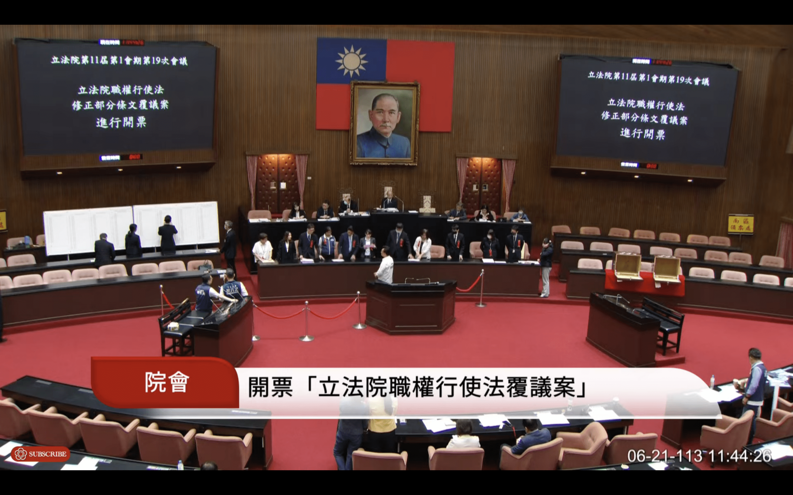 「國會擴權法案」政院覆議案失敗 韓國瑜、江啟臣均投下反對票 「國會擴權法案」政院覆議案失敗 韓國瑜、江啟臣均投下反對票