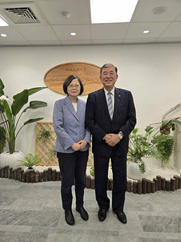 日本下任首相熱門人選石破茂  今天與蔡英文會面