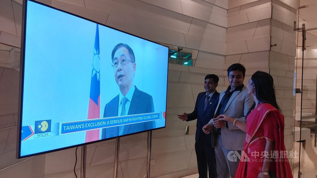 駐印度代表投書印媒 籲挺台參與國際刑警組織 駐印度代表投書印媒 籲挺台參與國際刑警組織