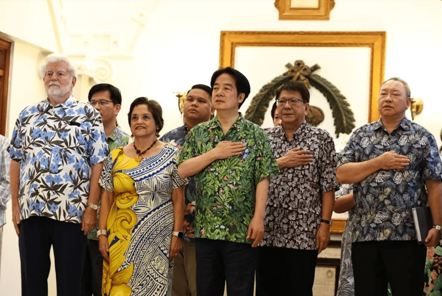 賴清德過境突破 踏進關島總督官邸 赴議會致詞 台總統第一人 賴清德過境突破 踏進關島總督官邸 赴議會致詞 台總統第一人
