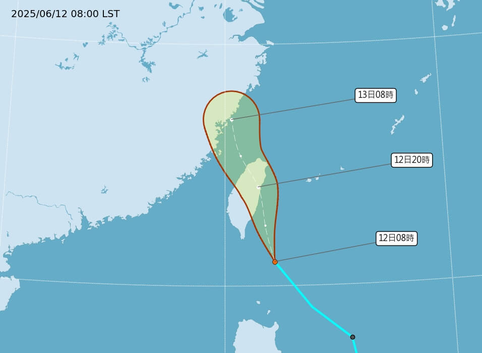 熱帶低壓最快晚間接觸台灣陸地 花東及南部防豪雨 熱帶低壓最快晚間接觸台灣陸地 花東及南部防豪雨