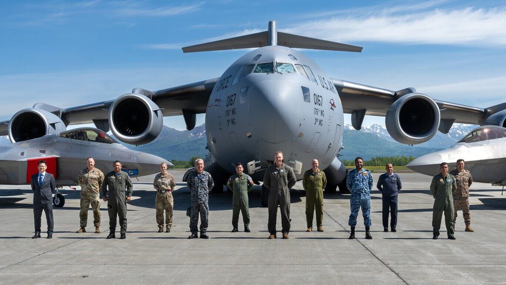 美空軍聯合多國演習 台灣高層任觀察員照片曝光 美空軍聯合多國演習 台灣高層任觀察員照片曝光