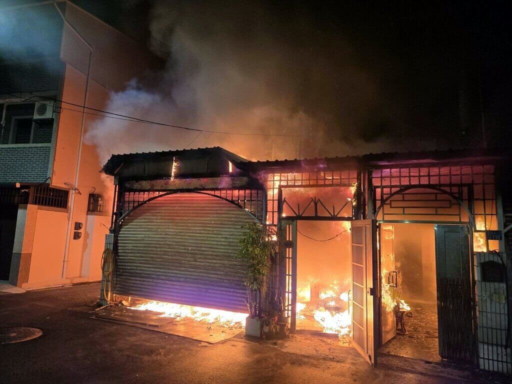 嘉義市住宅火警 母子葬身火窟 嘉義市住宅火警 母子葬身火窟