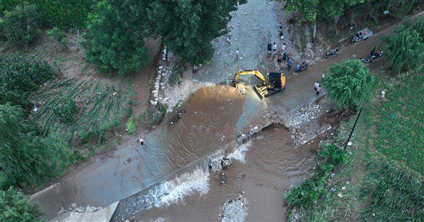 中國北方暴雨7河川水量創紀錄 官方接連發布預警 中國北方暴雨7河川水量創紀錄 官方接連發布預警