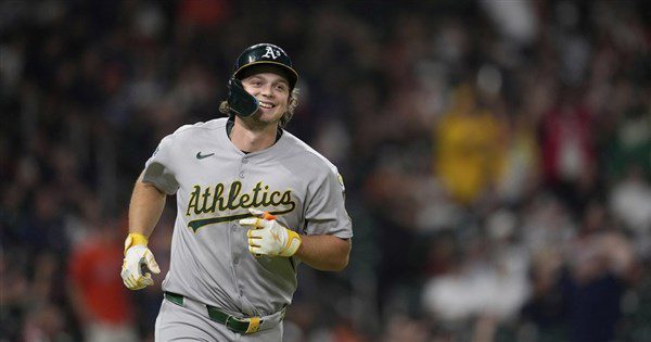 MLB運動家柯茲打爆太空人 史上首位單場4轟新秀 MLB運動家柯茲打爆太空人 史上首位單場4轟新秀