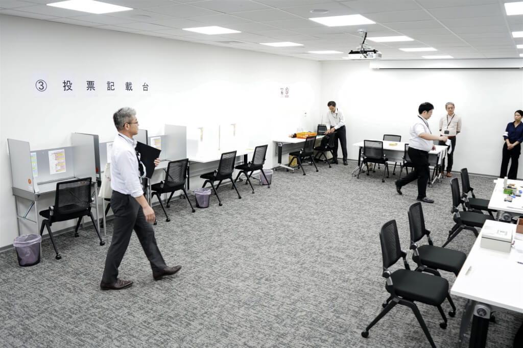 日本參議院選舉開跑 在台灣首度設投票所