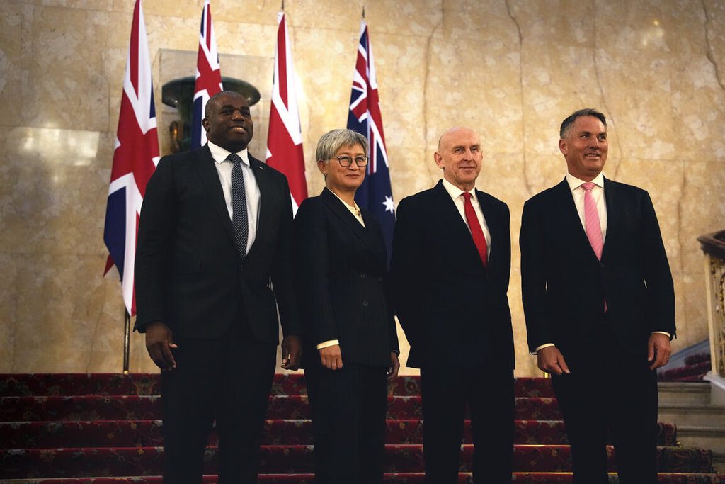 英澳外交國防首長2+2會談　聲明台海和平至關重要