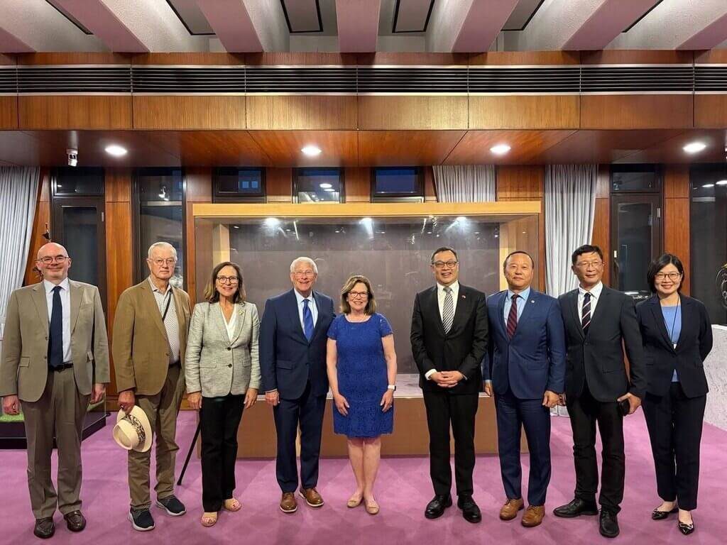 外交部款宴美參院軍委會訪團 盼挺台拓展第三國合作 外交部款宴美參院軍委會訪團 盼挺台拓展第三國合作