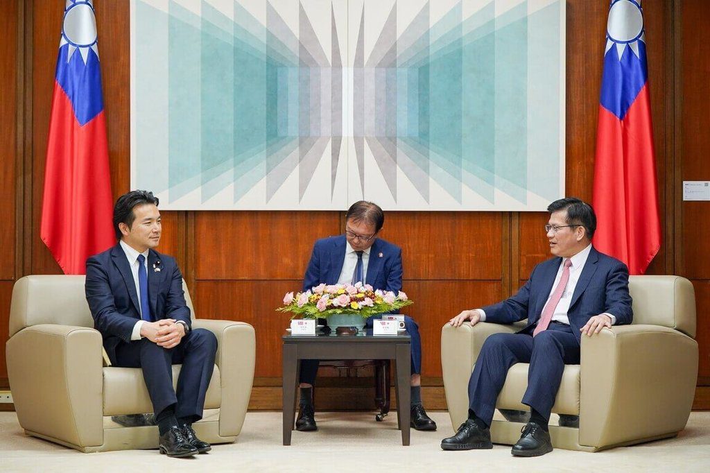 林佳龍接見日議員訪團 盼助台加入CPTPP 林佳龍接見日議員訪團 盼助台加入CPTPP