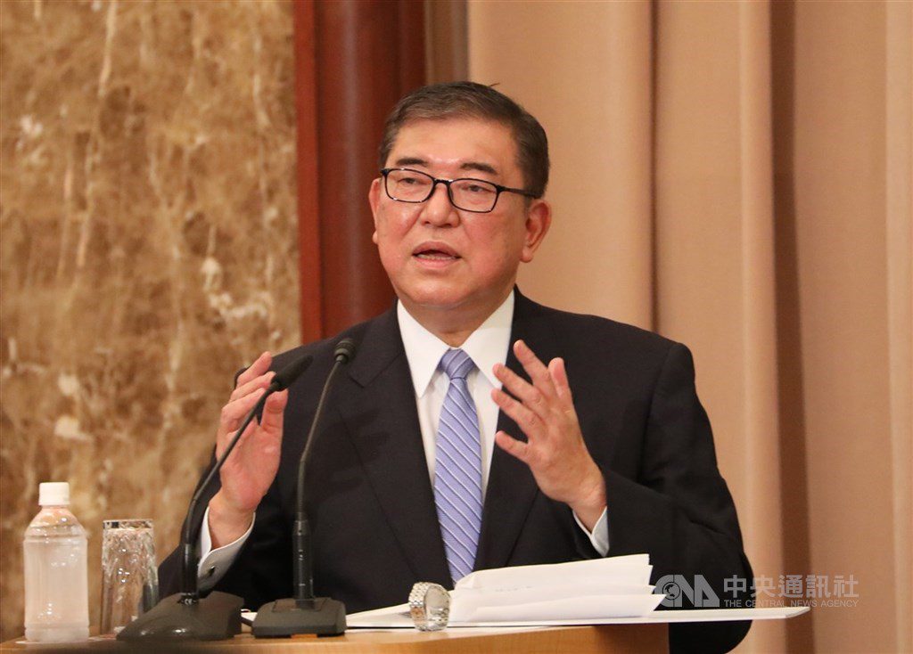 石破茂慰問中南部水災 林佳龍致謝盼合作因應挑戰 石破茂慰問中南部水災 林佳龍致謝盼合作因應挑戰