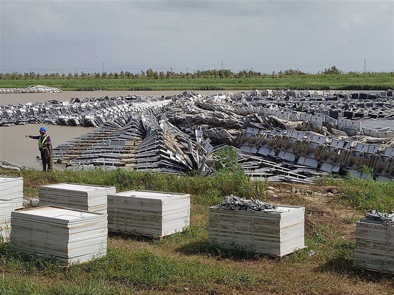 環境部3度抽查廢光電滯洪池 水質無污染風險 環境部3度抽查廢光電滯洪池 水質無污染風險