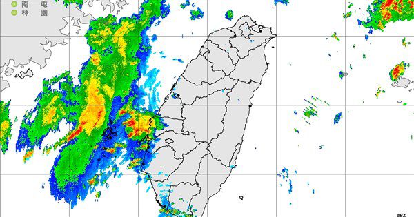 雲林以南防短延時強降雨 北部午後局部大雨 雲林以南防短延時強降雨 北部午後局部大雨