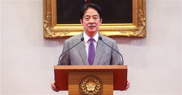 賴總統:暫時性關稅20%非最終目標 爭取更有利稅率 賴總統:暫時性關稅20%非最終目標 爭取更有利稅率