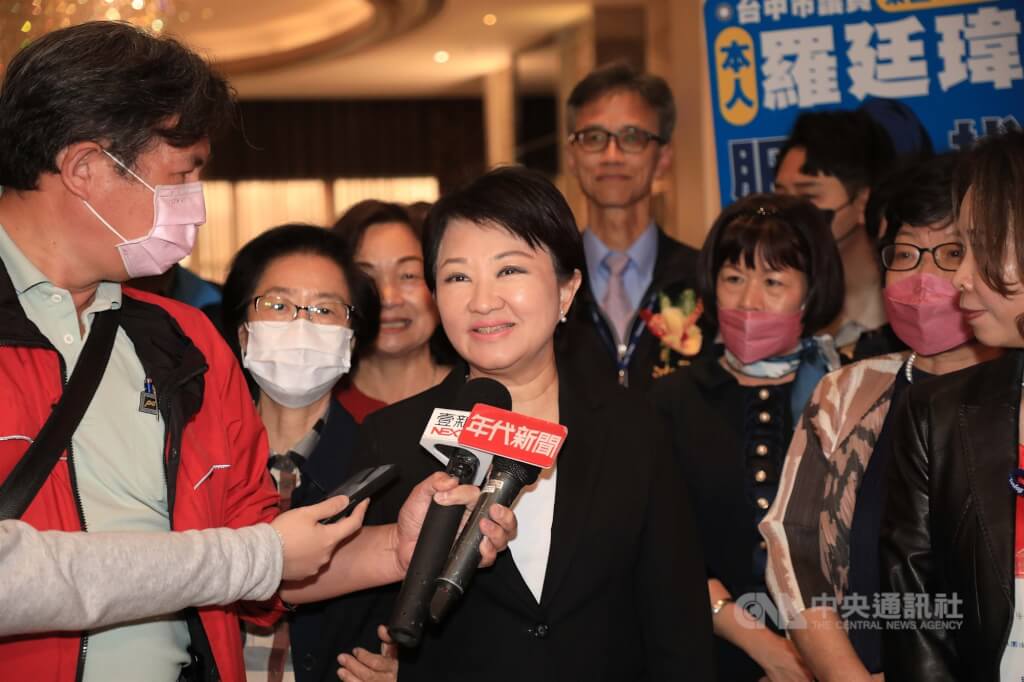 傳盧秀燕不選國民黨主席 李乾龍:繼續勸進 傳盧秀燕不選國民黨主席 李乾龍:繼續勸進