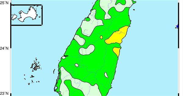 東部外海規模6.2地震 氣象署:隱沒型地震 東部外海規模6.2地震 氣象署:隱沒型地震
