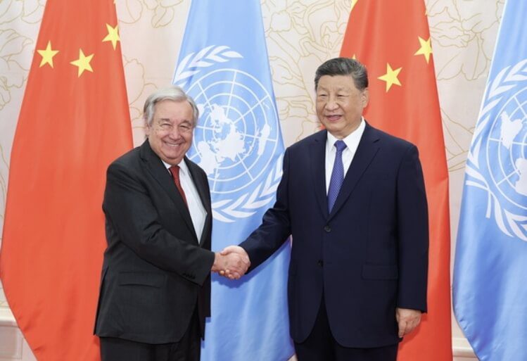 習近平會見聯合國秘書長  稱中國在變局提供穩定性