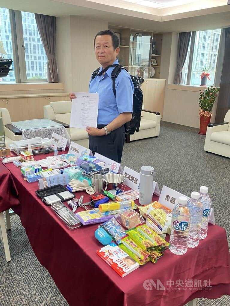 避難物資難取捨 莫懷祖:定期在家演練精進汰換 避難物資難取捨 莫懷祖:定期在家演練精進汰換