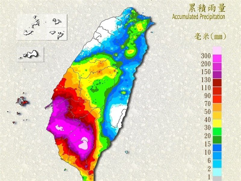三地門累積雨量483毫米 高屏山區防豪雨以上降雨 三地門累積雨量483毫米 高屏山區防豪雨以上降雨
