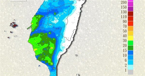 西南風減弱 氣象署中午解除較劇烈豪雨作業 西南風減弱 氣象署中午解除較劇烈豪雨作業
