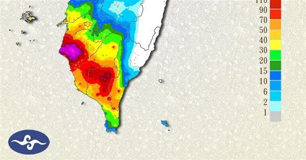 台南安定累積雨量300毫米 吳德榮:致災雨再下3天 台南安定累積雨量300毫米 吳德榮:致災雨再下3天