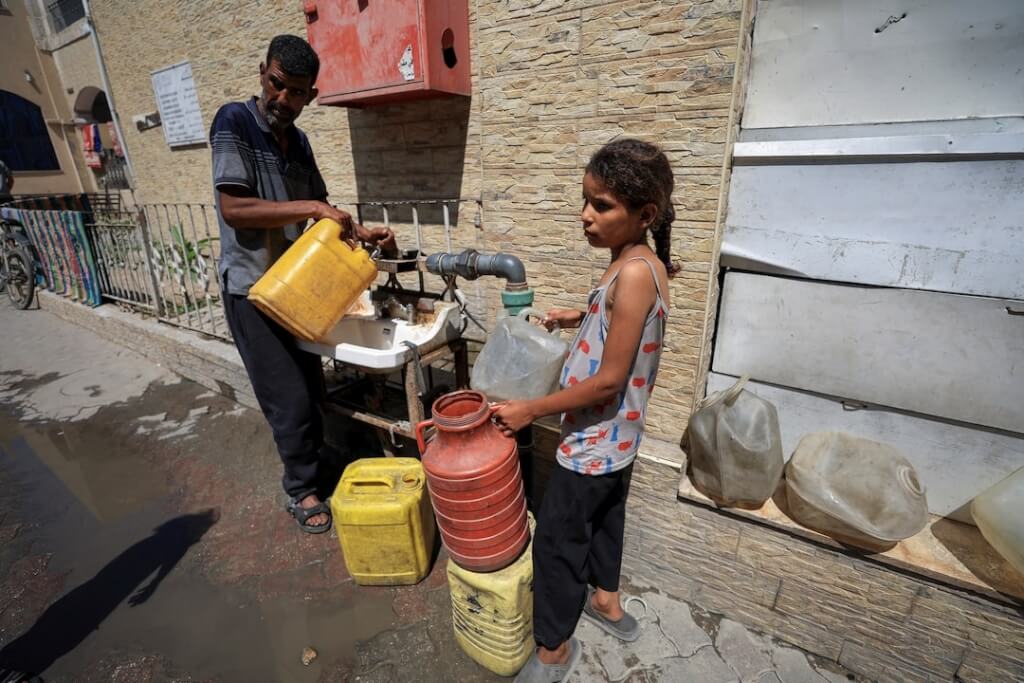 加薩逾8成供水設施癱瘓 缺水危機加劇饑荒與流離困境 加薩逾8成供水設施癱瘓 缺水危機加劇饑荒與流離困境