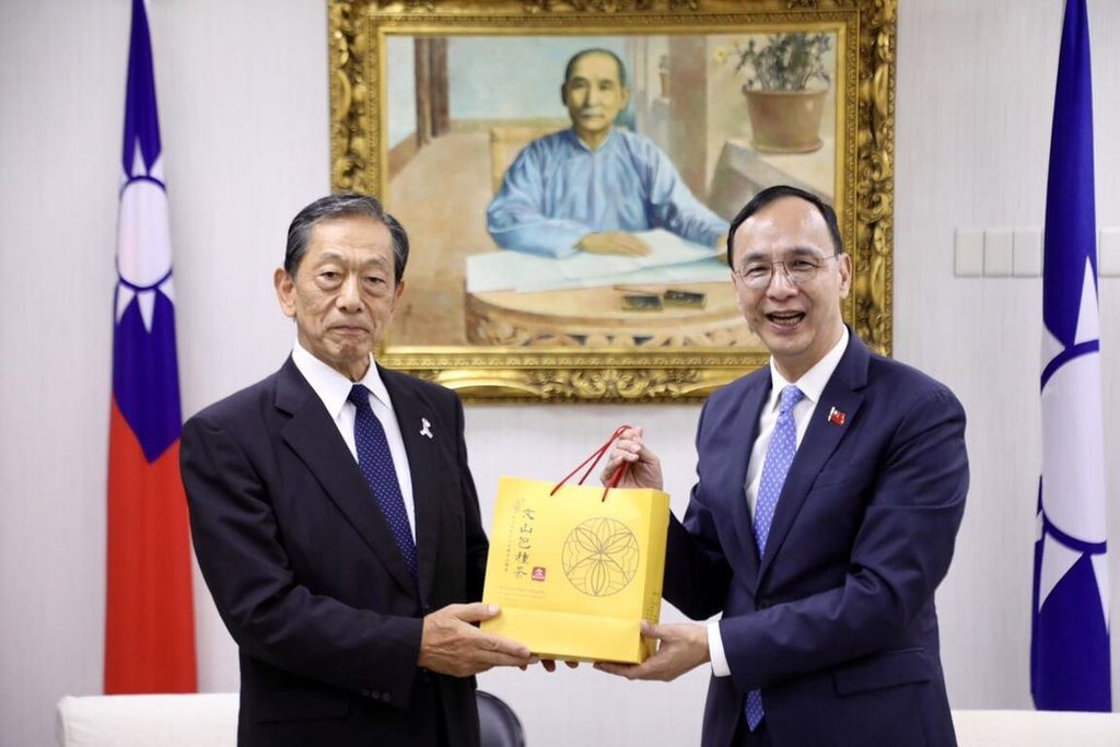 朱立倫會見隅修三 交流區域局勢能源議題 朱立倫會見隅修三 交流區域局勢能源議題