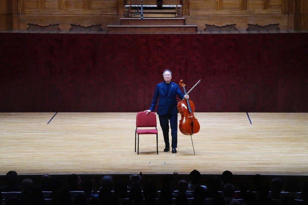 與巴赫同行 大提琴家馬友友獨奏會落幕 與巴赫同行 大提琴家馬友友獨奏會落幕