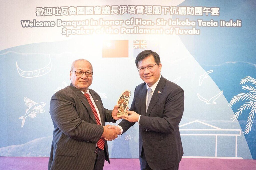 接待吐瓦魯議長 林佳龍感謝吐國堅定支持台灣 接待吐瓦魯議長 林佳龍感謝吐國堅定支持台灣