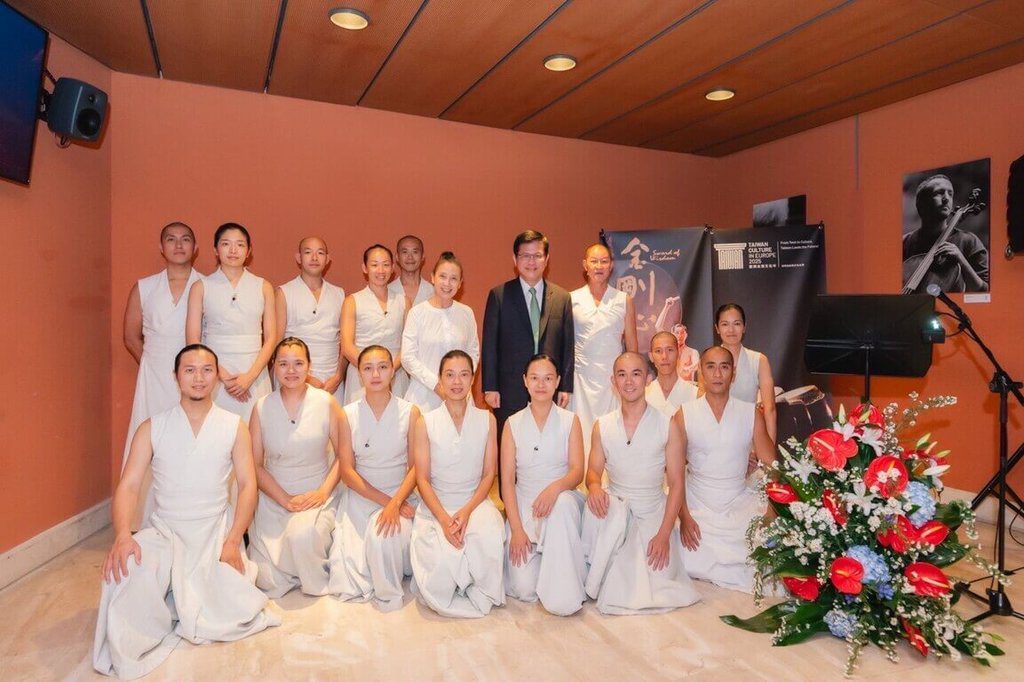 優人神鼓登羅馬舞台 林佳龍現身觀賞讚展現台灣韌性 優人神鼓登羅馬舞台 林佳龍現身觀賞讚展現台灣韌性