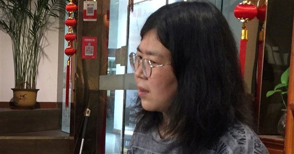 曾記錄武漢疫情 中國公民記者張展再被判刑4年 曾記錄武漢疫情 中國公民記者張展再被判刑4年