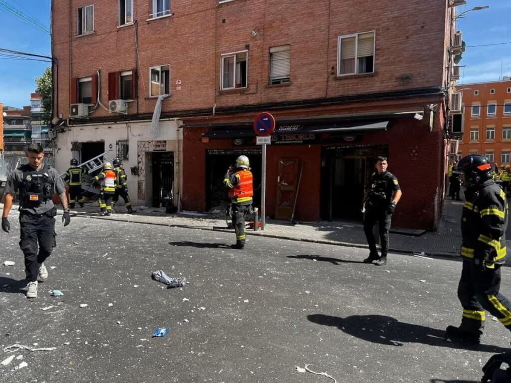 馬德里酒吧爆炸25人受傷 當局排除更多人受困 馬德里酒吧爆炸25人受傷 當局排除更多人受困