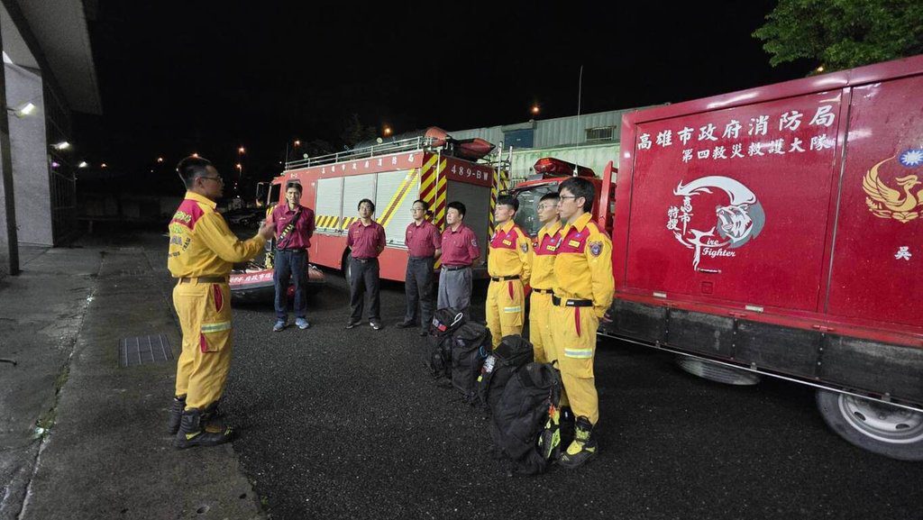 馬太鞍溪堰塞湖溢流 高市特搜全力整備待命支援 馬太鞍溪堰塞湖溢流 高市特搜全力整備待命支援
