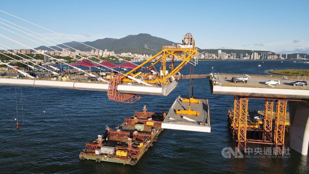 淡江大橋將合龍 林佳龍細數推動過程 淡江大橋將合龍 林佳龍細數推動過程