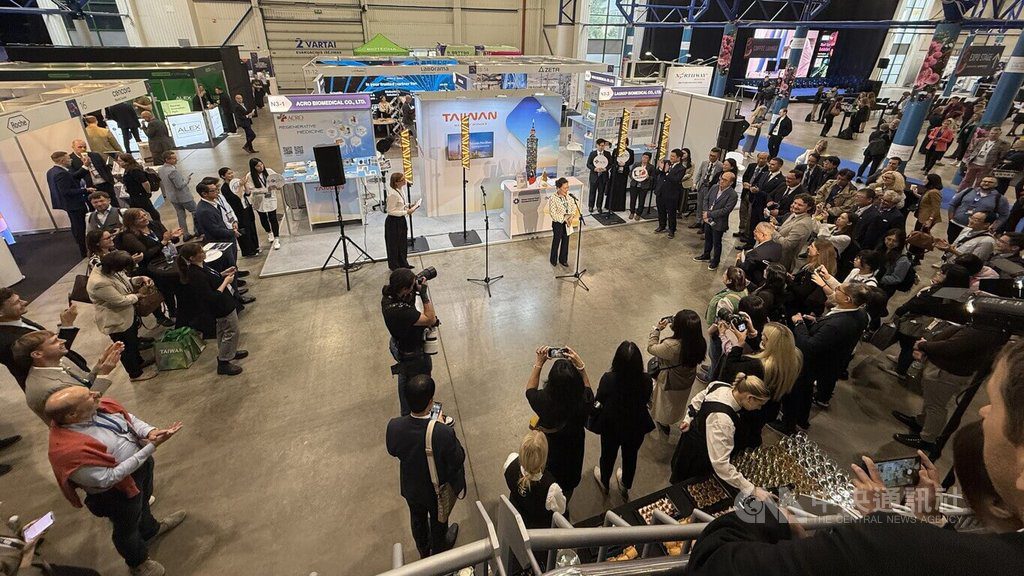 波羅的海生命科學展揭幕 台灣國家館展示生醫實力 波羅的海生命科學展揭幕 台灣國家館展示生醫實力