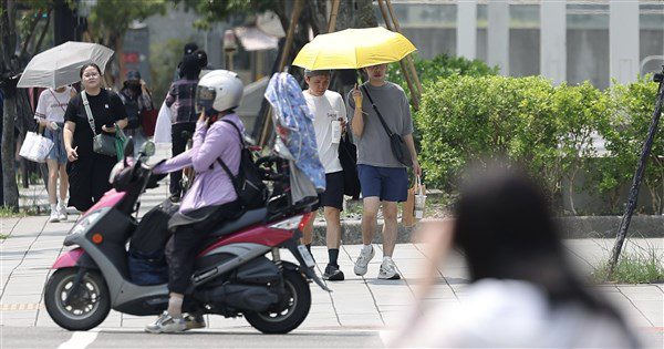 高溫範圍擴至12縣市 新北三峽飆39.1度 高溫範圍擴至12縣市 新北三峽飆39.1度