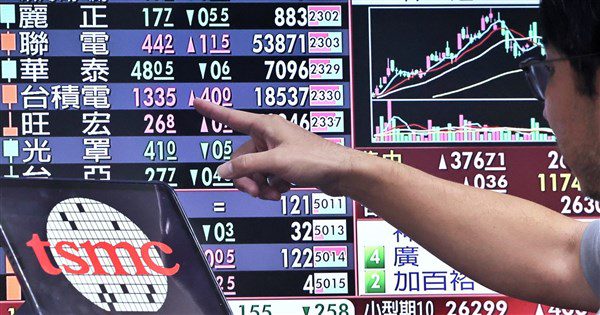 台積電勁揚45元寫新天價 台股上漲366點創新高 台積電勁揚45元寫新天價 台股上漲366點創新高