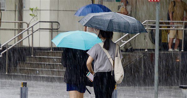 午後對流雷陣雨局部大雨 高溫普遍32至34度 午後對流雷陣雨局部大雨 高溫普遍32至34度